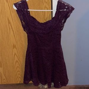 Purple dress!